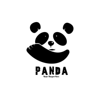 Panda logo vector design