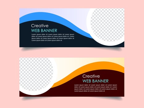 Creative corporate business marketing social media banner post template, Promotional banner for social media post, web banner and flyer, Sale banner for web and social media template vector