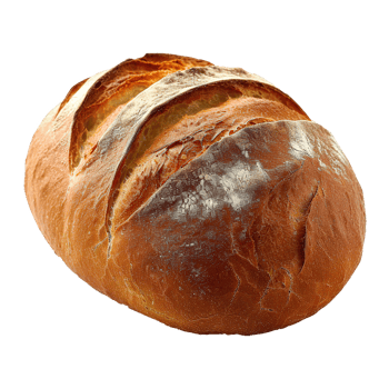 AI generated Fresh baked bread isolated on transparent background png