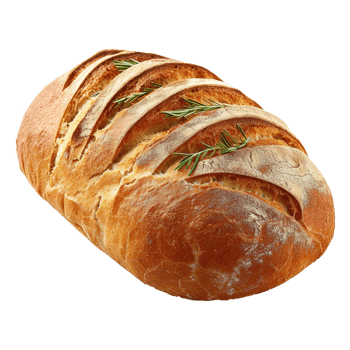 AI generated Fresh baked bread isolated on transparent background png