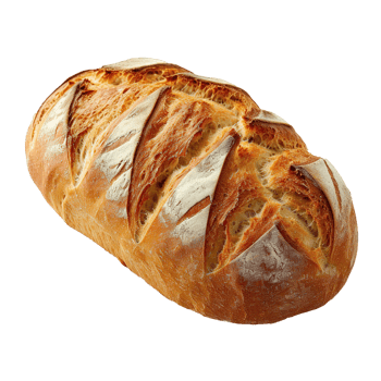 AI generated Fresh baked bread isolated on transparent background png