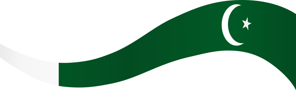 Pakistan flag wave png