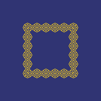 modern ornamental square frame border decorative pattern vector