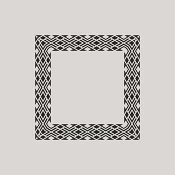 modern ornamental square frame border decorative pattern vector
