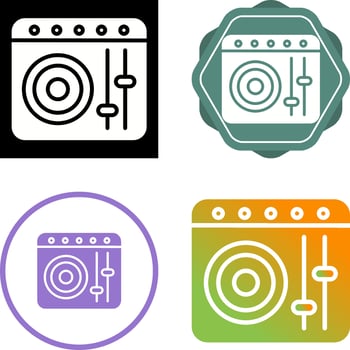 DJ Controller Vector Icon