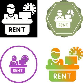 Rental Service Vector Icon