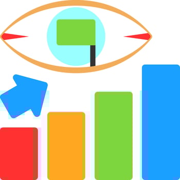 Vision Verve Flat Icon vector