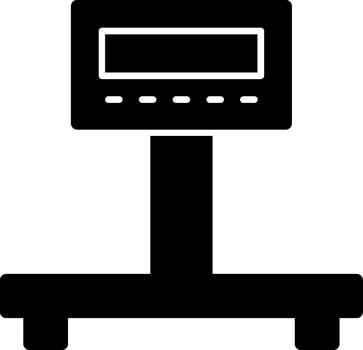 Industrial Scale Glyph Icon vector