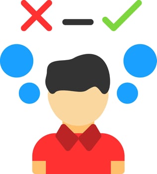 Decision Flat Icon vector