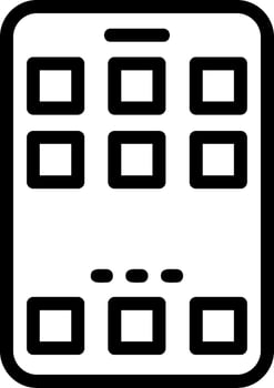 Home Line Icon vector