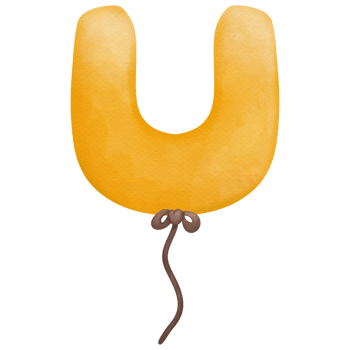 Balloon watercolor so cute png