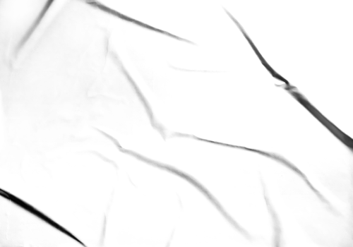 Paper wrinkled and crumped texture. Transparent glued poster template. png