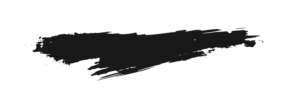 black staine brush, grunge banner, hand drawn splash. Grunge badge brush, hand drawn black png