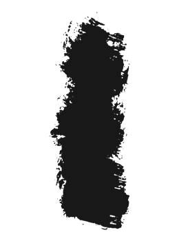 black staine brush, grunge banner, hand drawn splash. Grunge badge brush, hand drawn black png