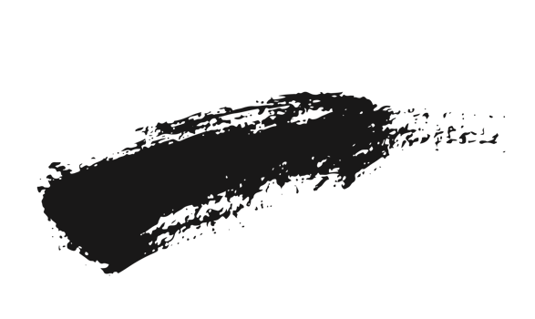 black staine brush, grunge banner, hand drawn splash. Grunge badge brush, hand drawn black png