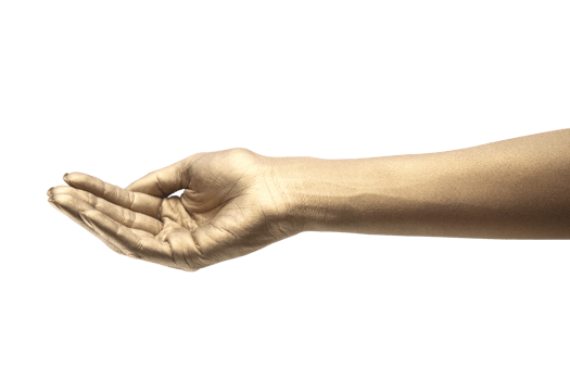 female hands on cutout background png