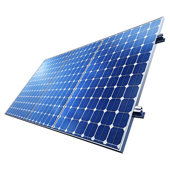AI generated 3D Rendering of a Solar Panel on Transparent Background - Ai Generated png
