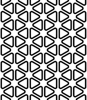 Black and white seamless abstract pattern. Background and backdrop. Grayscale ornamental design. vector