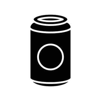 soda can icon vector design template in white background