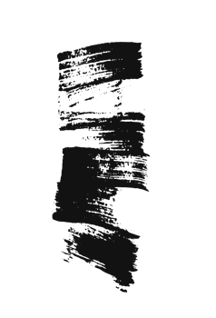 black staine brush, grunge banner, hand drawn splash. Grunge badge brush, hand drawn black png