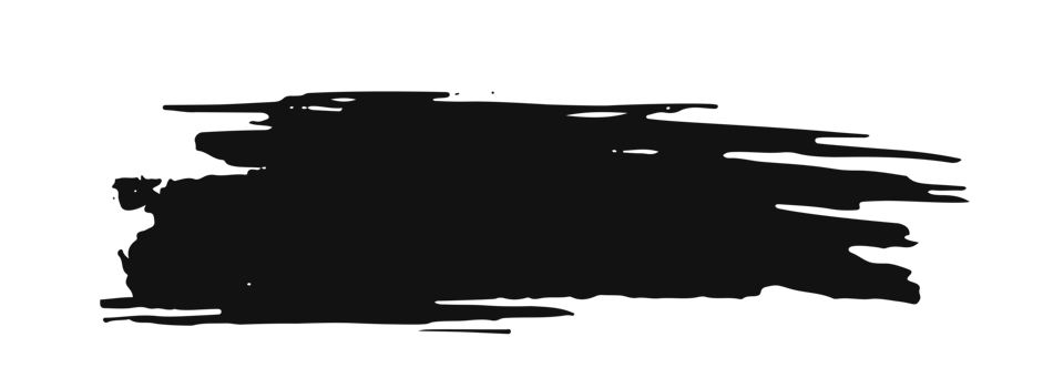 black staine brush, grunge banner, hand drawn splash. Grunge badge brush, hand drawn black png