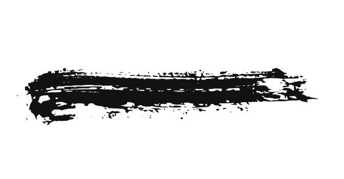 black staine brush, grunge banner, hand drawn splash. Grunge badge brush, hand drawn black png