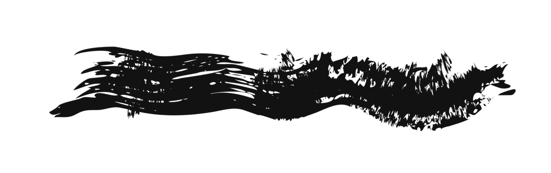 black staine brush, grunge banner, hand drawn splash. Grunge badge brush, hand drawn black png
