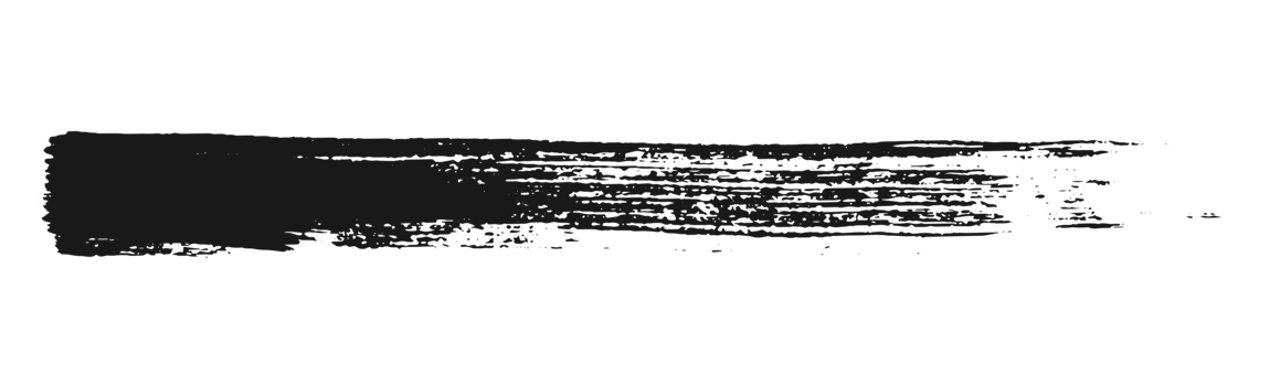 black staine brush, grunge banner, hand drawn splash. Grunge badge brush, hand drawn black png