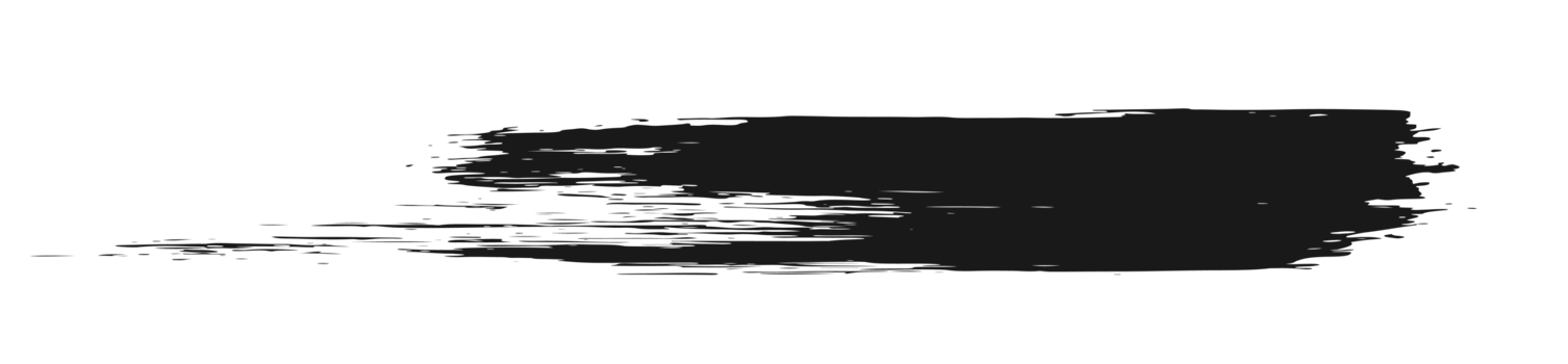 black staine brush, grunge banner, hand drawn splash. Grunge badge brush, hand drawn black png