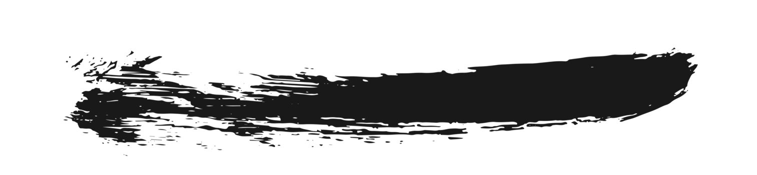 black staine brush, grunge banner, hand drawn splash. Grunge badge brush, hand drawn black png