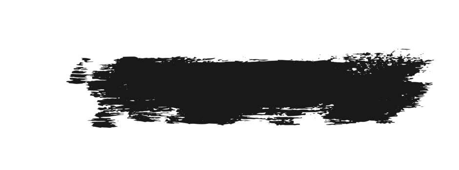black staine brush, grunge banner, hand drawn splash. Grunge badge brush, hand drawn black png