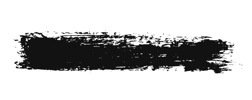 black staine brush, grunge banner, hand drawn splash. Grunge badge brush, hand drawn black png