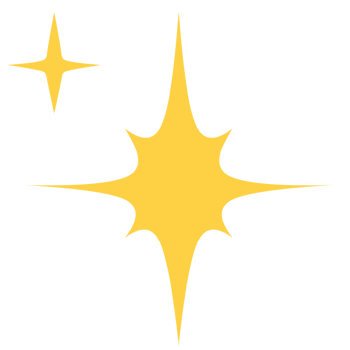 Yellow star sparkles png