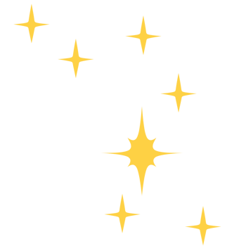 Yellow star sparkles png