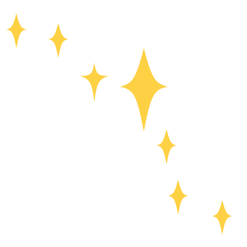 Yellow star sparkles png
