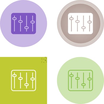 Equalizer Vector Icon