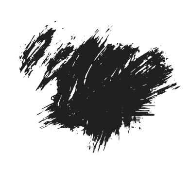 black staine brush, grunge banner, hand drawn splash. Grunge badge brush, hand drawn black png