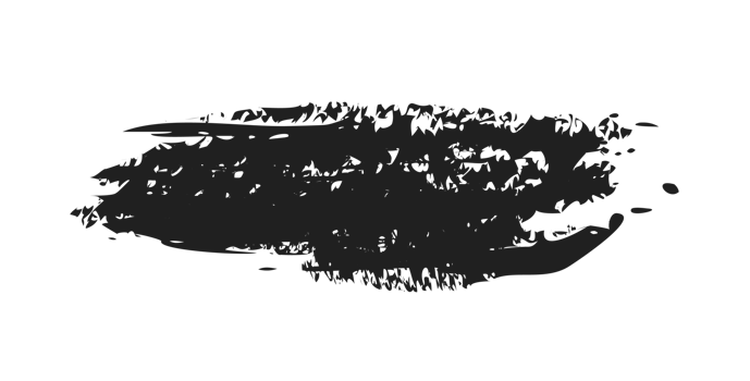 black staine brush, grunge banner, hand drawn splash. Grunge badge brush, hand drawn black png