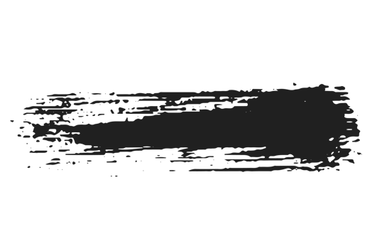 black staine brush, grunge banner, hand drawn splash. Grunge badge brush, hand drawn black png