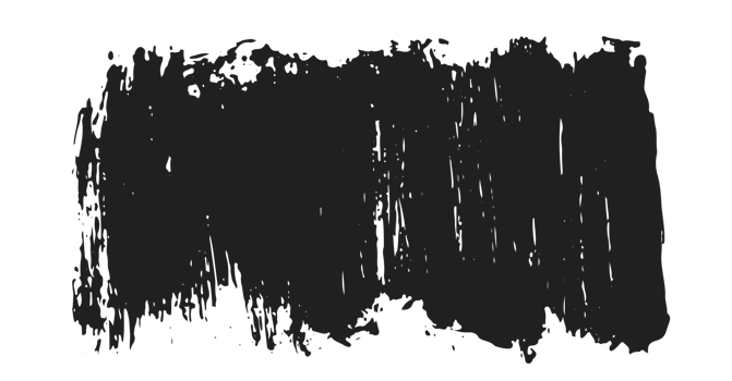 black staine brush, grunge banner, hand drawn splash. Grunge badge brush, hand drawn black png