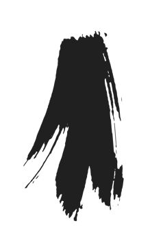 black staine brush, grunge banner, hand drawn splash. Grunge badge brush, hand drawn black png