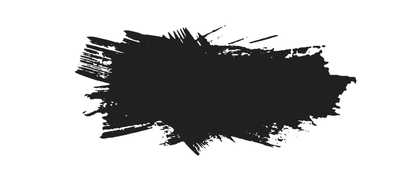 black staine brush, grunge banner, hand drawn splash. Grunge badge brush, hand drawn black png