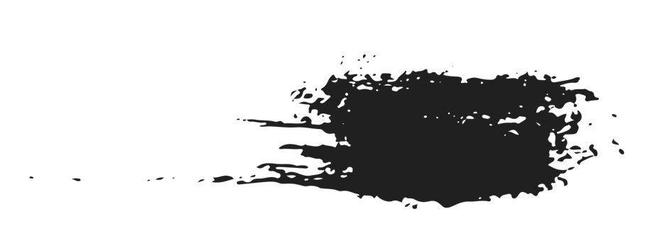 black staine brush, grunge banner, hand drawn splash. Grunge badge brush, hand drawn black png