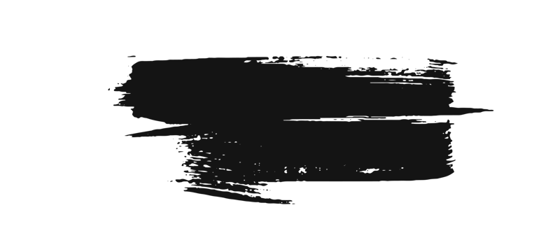 black staine brush, grunge banner, hand drawn splash. Grunge badge brush, hand drawn black png