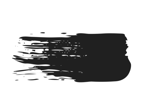 black staine brush, grunge banner, hand drawn splash. Grunge badge brush, hand drawn black png