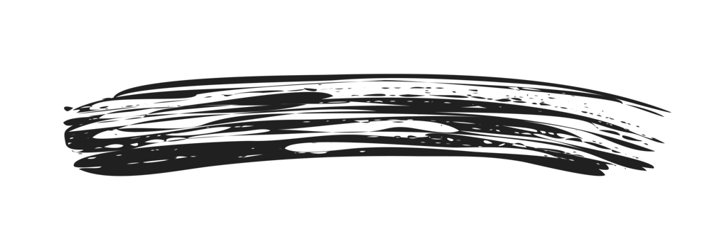 black staine brush, grunge banner, hand drawn splash. Grunge badge brush, hand drawn black png