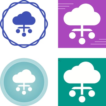 Cloud Computing Vector Icon