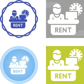 Rental Service Vector Icon