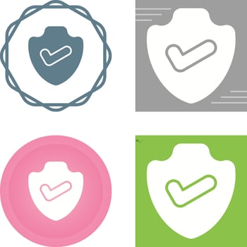 Sheild Check Vector Icon