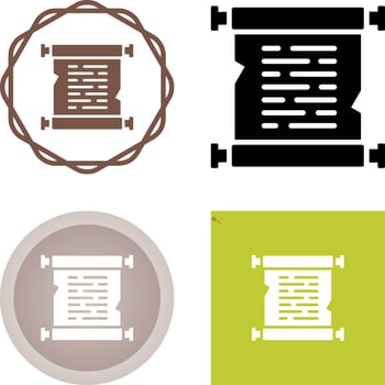 Scroll Vector Icon